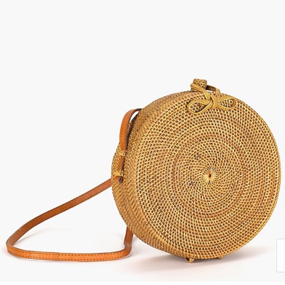 Round Rattan Bag
